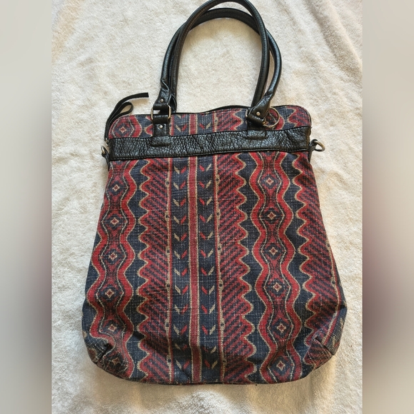 Volcom Patterned Tote Bag - Picture 2 of 4